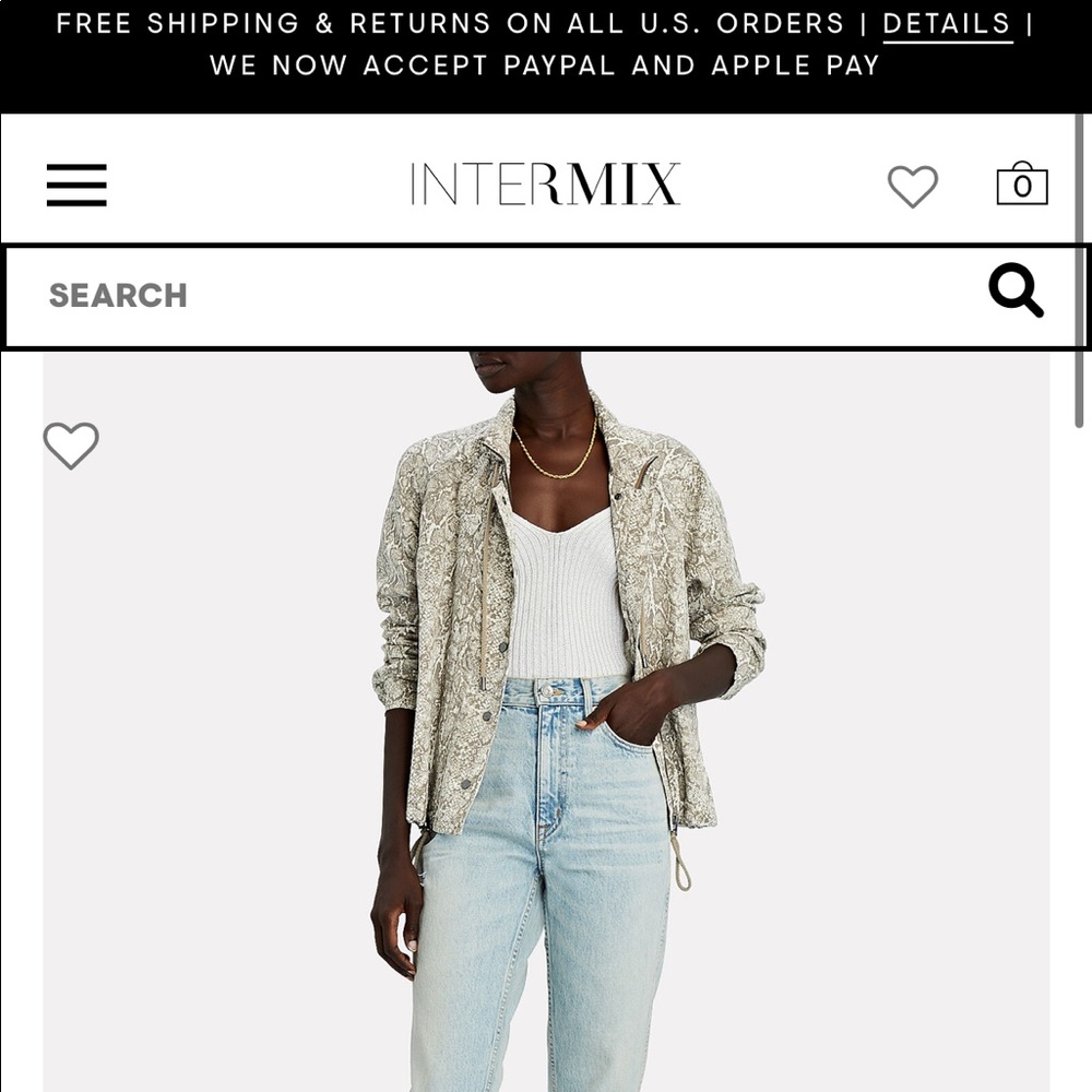 Rails Drawstring Jacket from Intermix - Picture 3 of 7